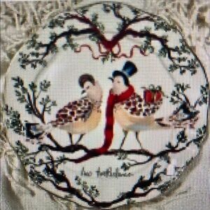 Decorative Bird Design Dinner Plate
